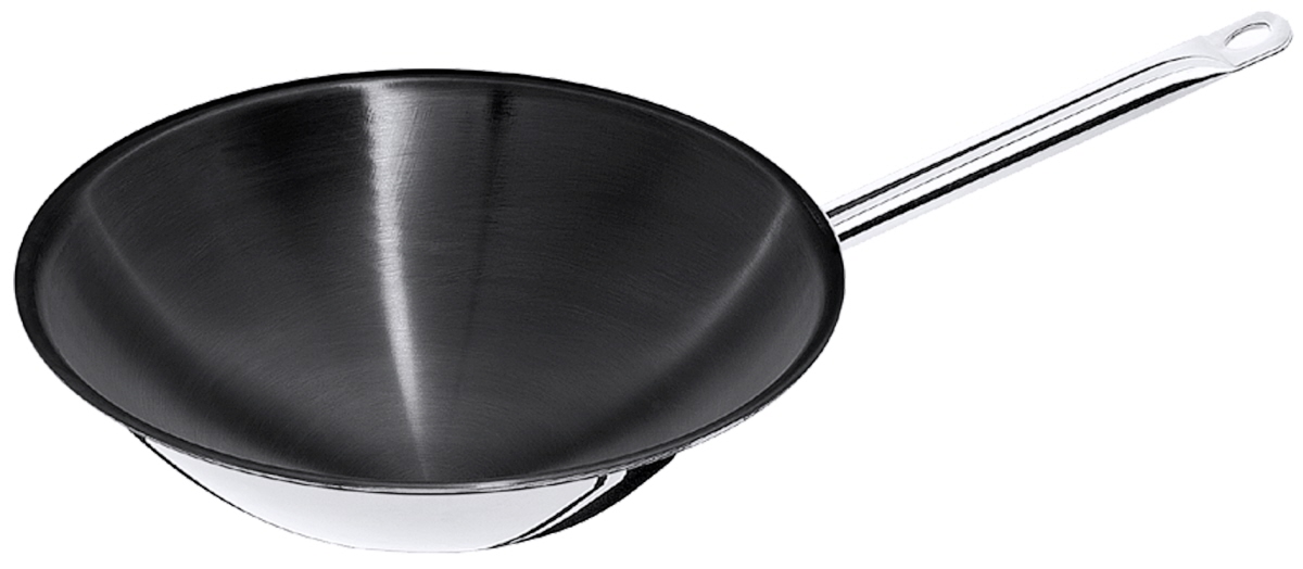 Antihaft-Wok runder Boden 36 cm - Contacto