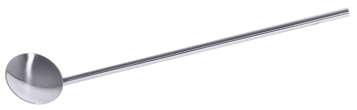 Trinklöffel Trinkhalmlöffel Edelstahl 19 cm - Contacto
