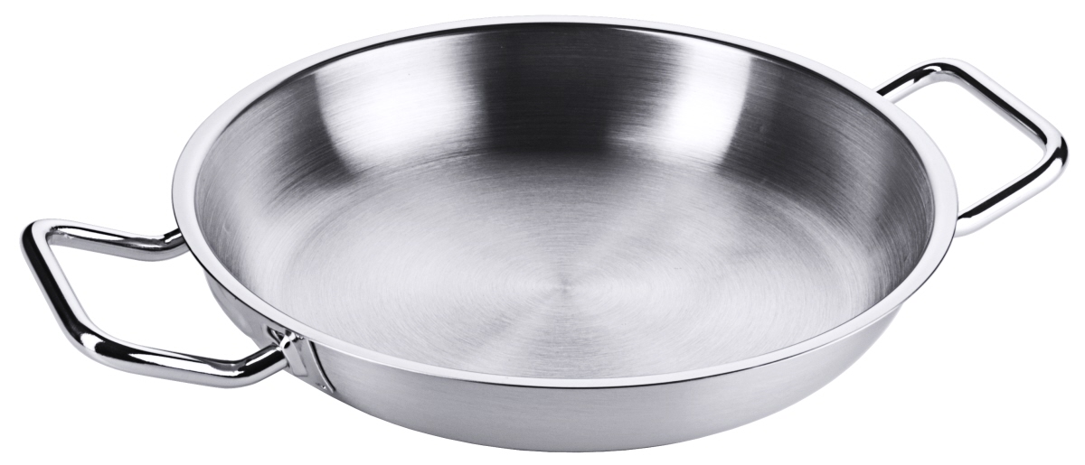 Edelstahl Bratpfanne/ Paellapfanne 28 cm - Contacto