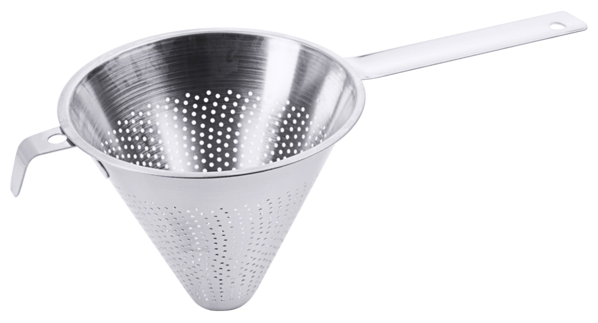 Contacto Spitzsieb mit Flachgriff 12 cm