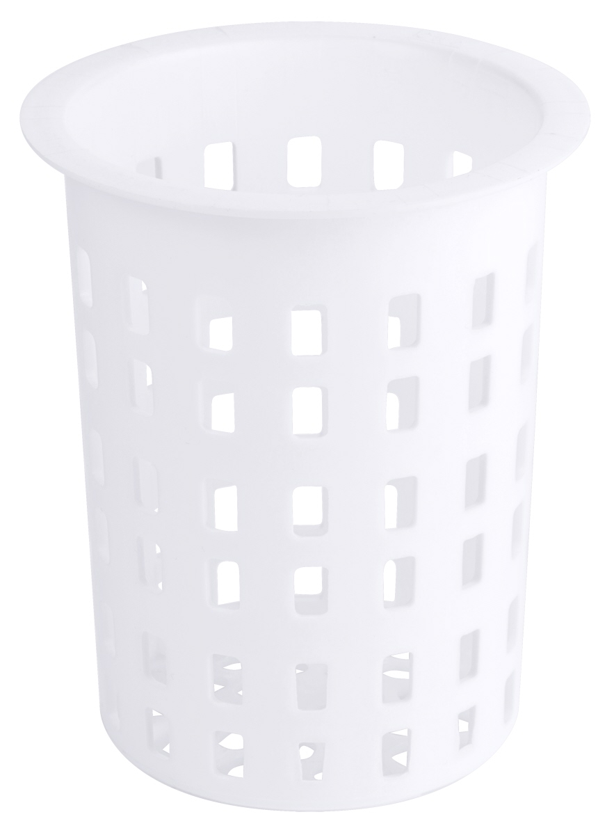 Besteckköcher Polyethylen, weiß 13,5 cm - Contacto