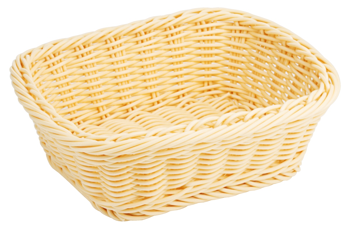 Contacto 4785/230 - Polyrattan-Korb eckig 23 cm Brotkorb