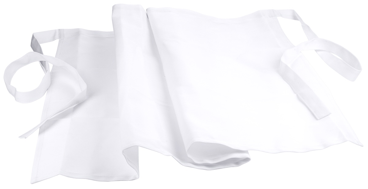 Contacto 6551/054 - Bistro-Schürze/Vorbinder 50 x 90 cm, weiß