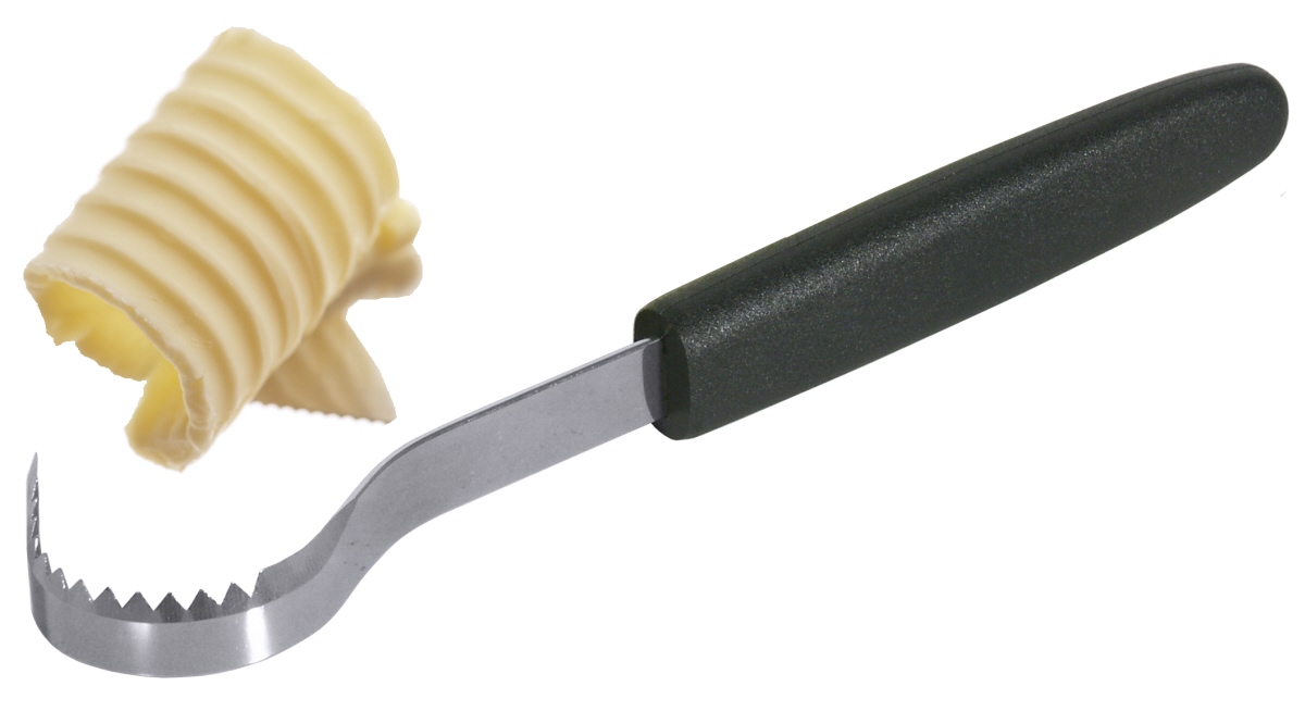Butterroller aus Edelstahl mit PA-Griff 19 cm - Contacto