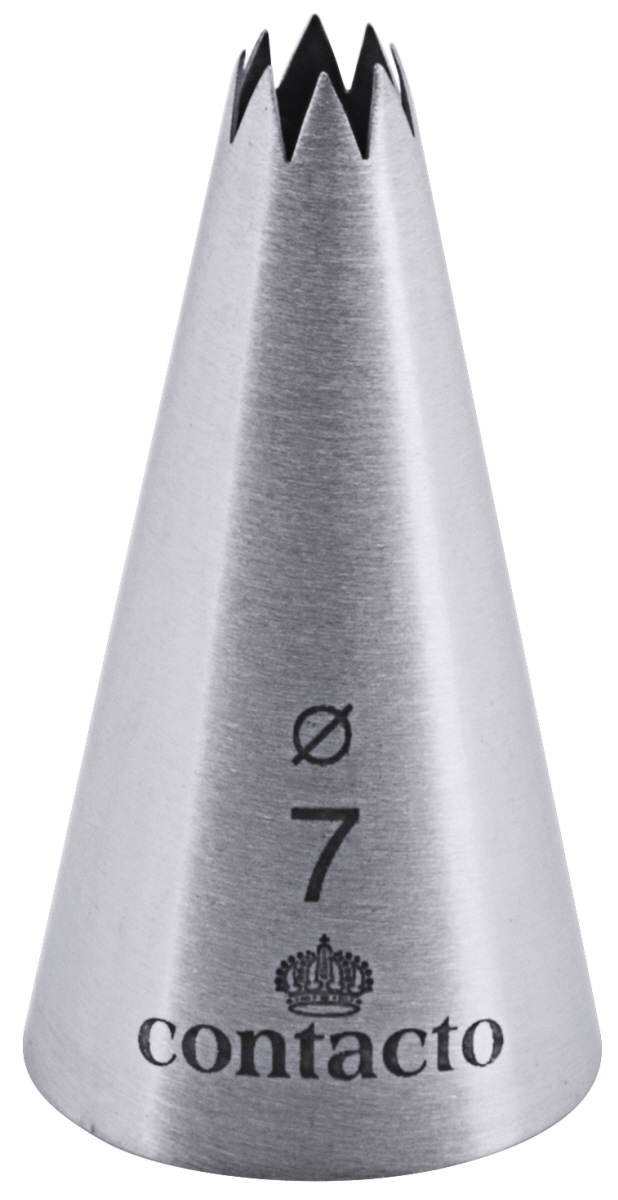 Contacto 711/007 - Sterntülle aus Edelstahl 7 mm