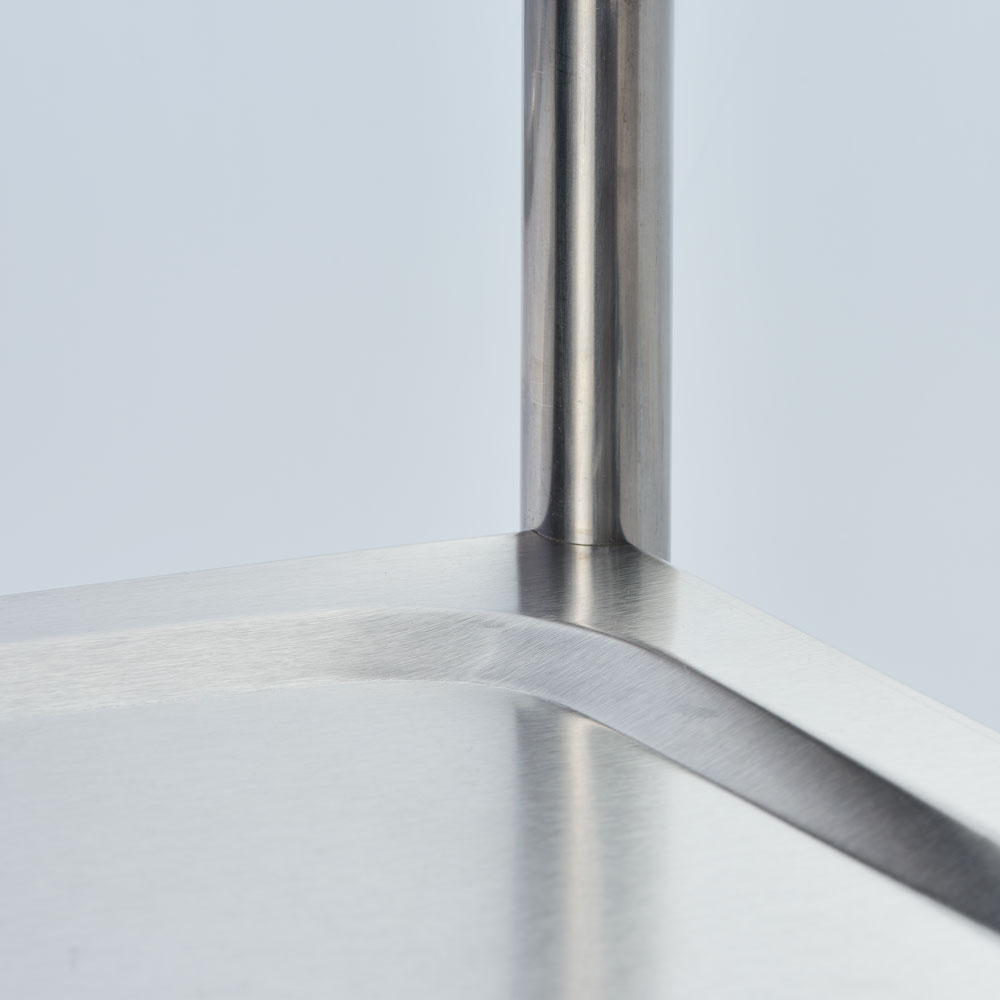 Stalgast Servierwagen aus Edelstahl, mit drei Borden, 860 x 540 x 920 mm (BxTxH)