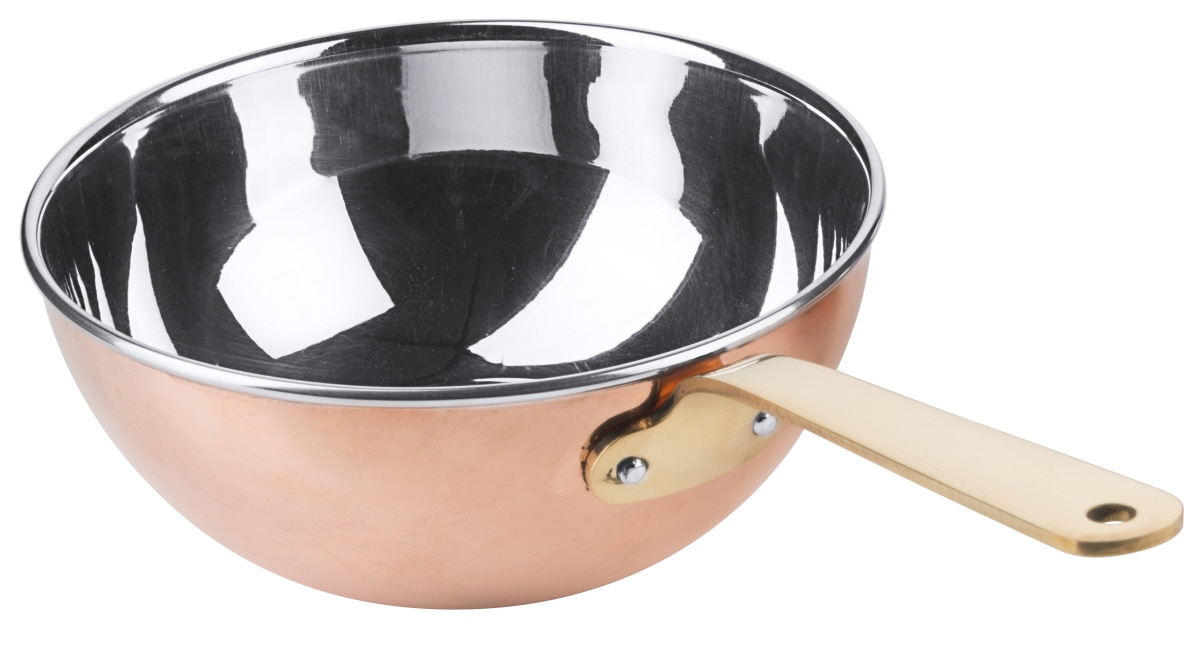 Contacto 8767/140 - Wok 14 cm aus Kupfer/Edelstahl