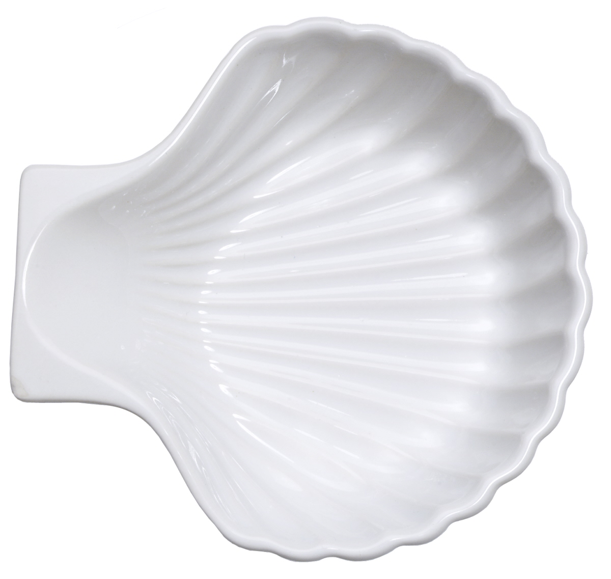 Contacto 6222/140 - Muschelschale Keramik, weiß