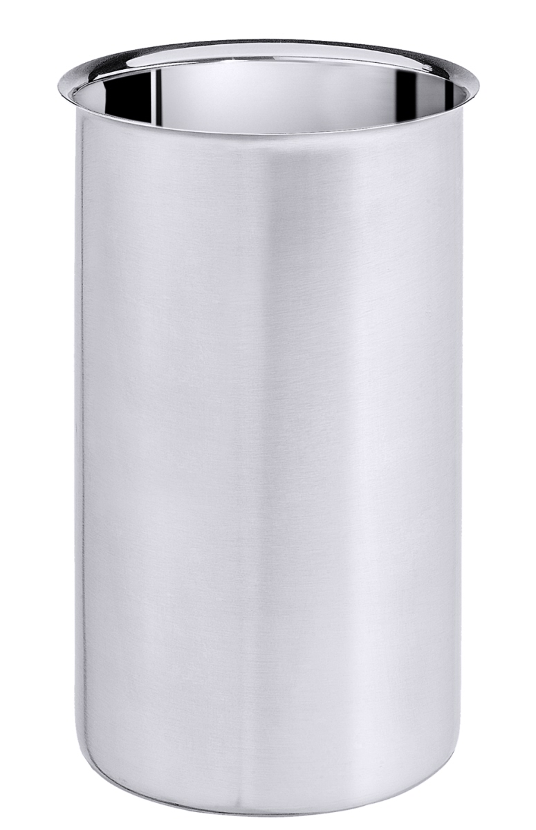 Becher Limonadenlöffel-Halter, 10 cm hoch aus Edelstahl - Contacto