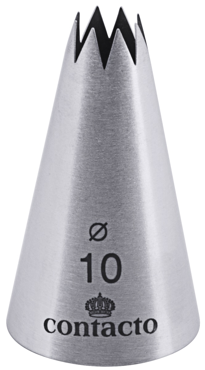 Contacto 711/010 - Sterntülle aus Edelstahl 10 mm