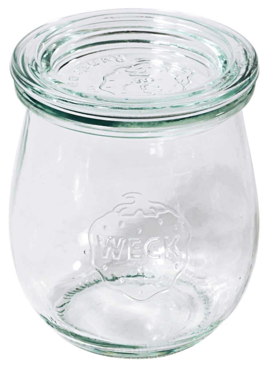 Contacto 2706/220 - Weck Tulpenglas 220 ml mit Deckel ( 12 Stück im Karton)