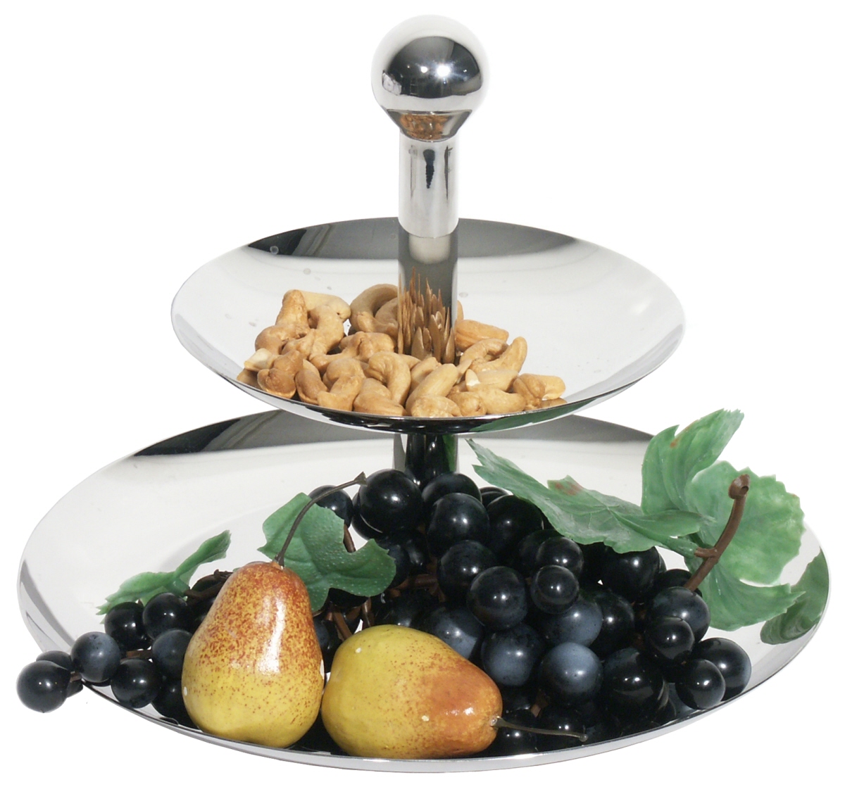 Contacto 59/002 - Schalen-Etagere 2-stufig Schalen 27 / 16,5 cm
