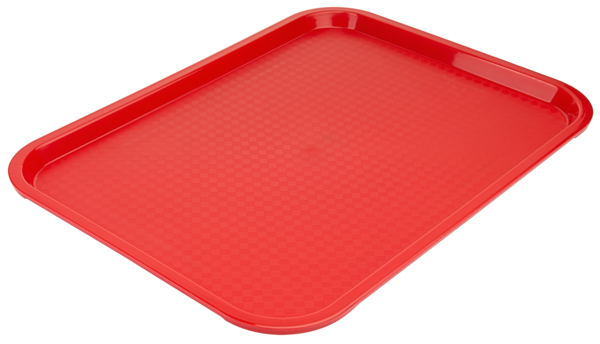 Contacto 5353/401 - Serviertablett rechteckig, Polypropylen rot, 40x30cm
