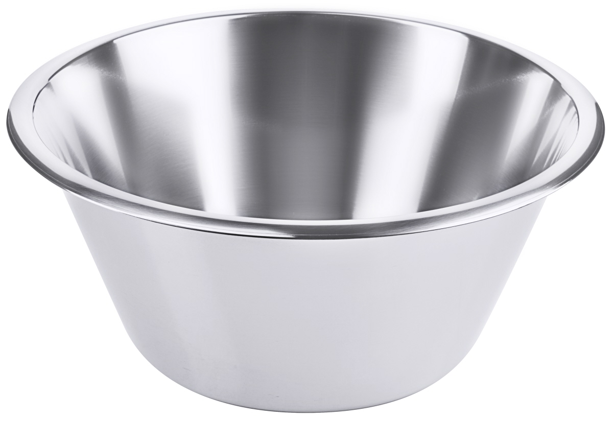Edelstahl Schüssel 4,5 l, flach konisch - Contacto