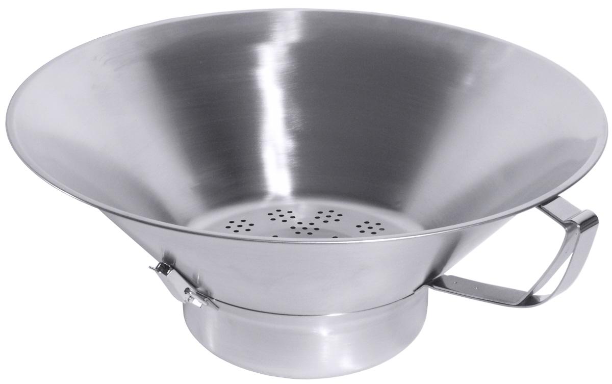 Pommes Frites Abtropfschüssel Edelstahl ø 40 cm