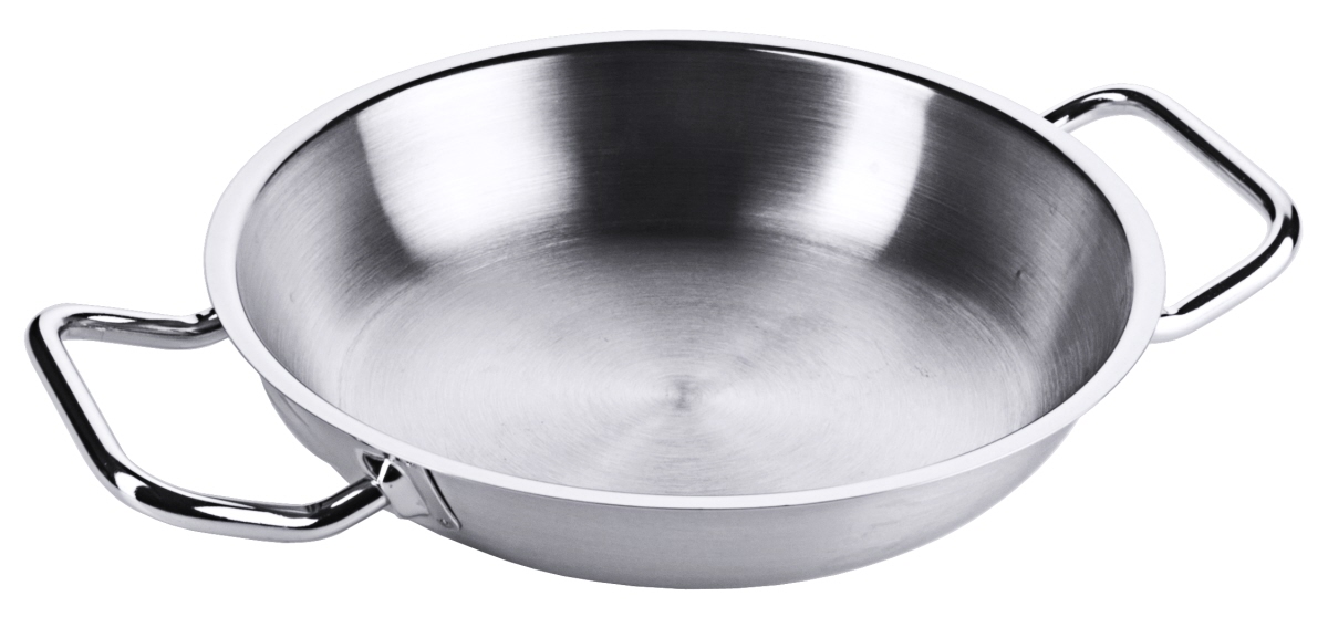 Edelstahl Bratpfanne/ Paellapfanne 20 cm - Contacto