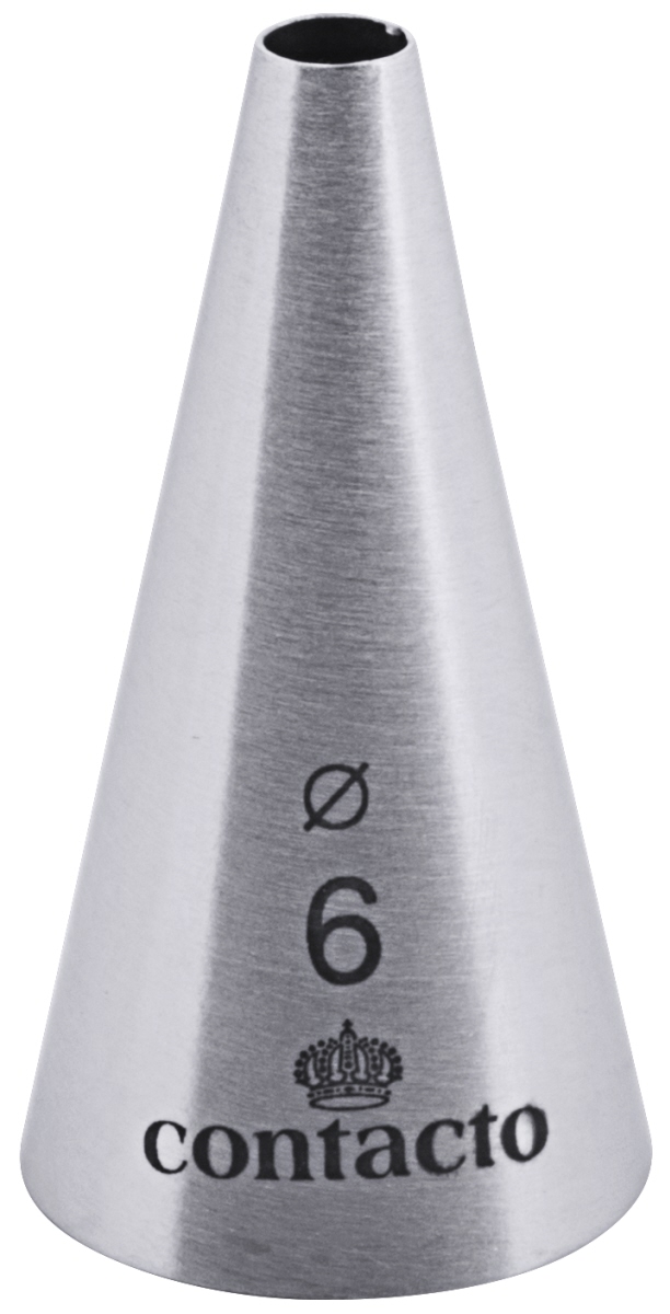 Contacto 710/006 - Lochtülle aus Edelstahl 6 mm