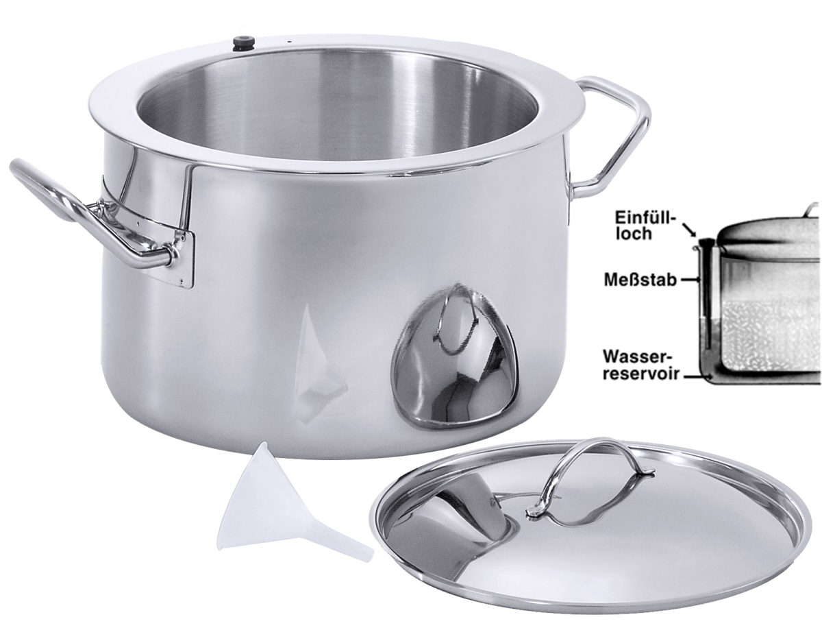 Simmertopf Edelstahl 3 l - Contacto