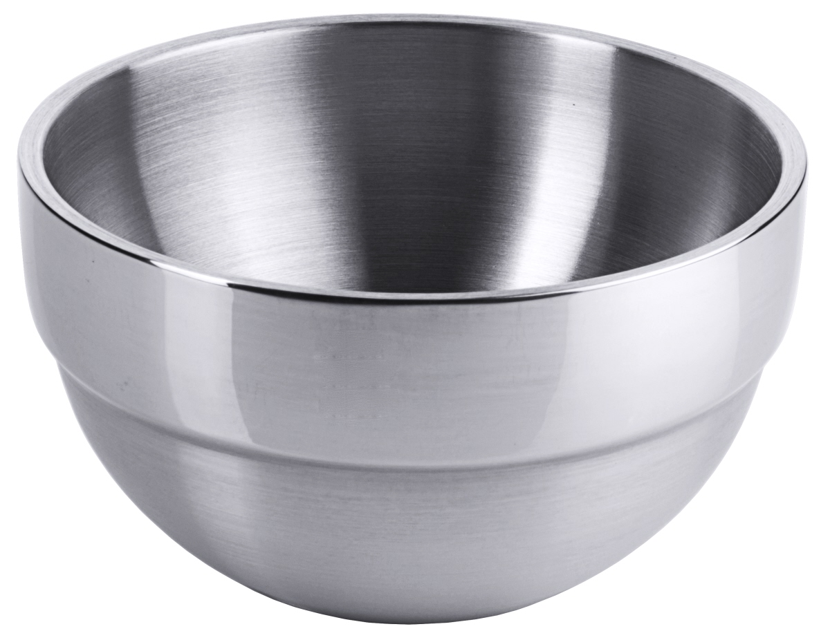 Servierschüssel Edelstahl, doppelwandig 17,5 cm - Contacto
