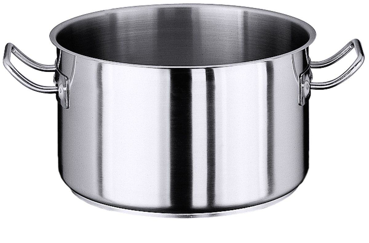 Edelstahl Kochtopf, niedrig 16 cm - Contacto