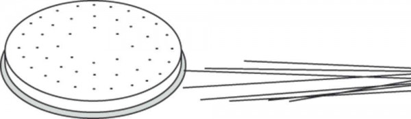 Pasta-Scheibe Ø 57 mm Capelli d´Angelo