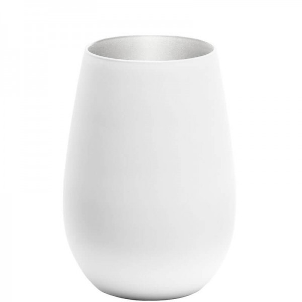 Stölzle 3528712 - Becher Olympic/Elements - Weiß / Silber matt - 6 Stück