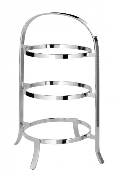Telleretagere 3-stufig PLATE -Edelstahl-