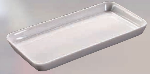 Platte Porzellan "BASE" 19x9x2 cm