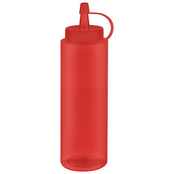 Quetschflasche 260ml Squeeze Flasche 6er Set Rot