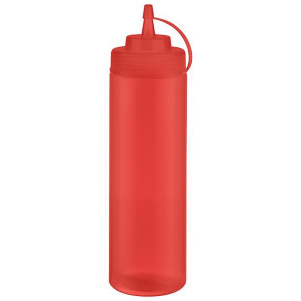 Quetschflasche 760ml Squeeze Flasche 6er Set Rot