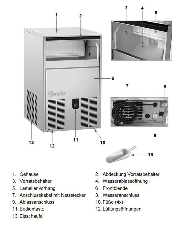 Eisw-rfelbereiter-Baugruppen-bersicht