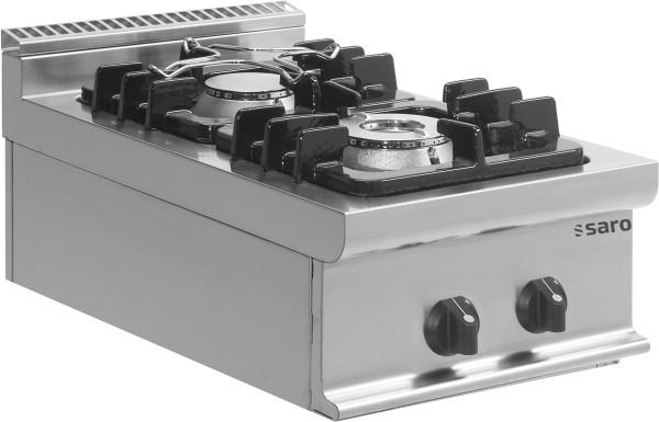 Saro 423-1000 - Gasherd 2 Flammen Tischgerät Modell E7/KUPG2BB
