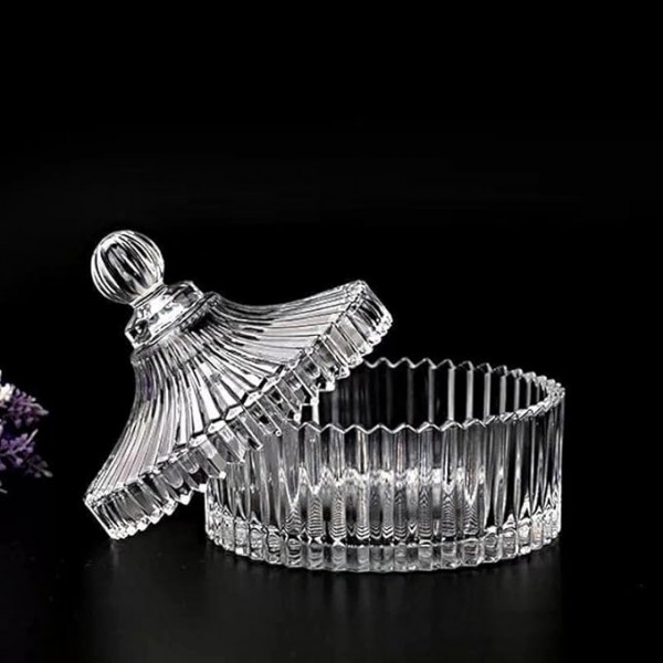 Kristallglas Zuckerdose Bonbonbehälter