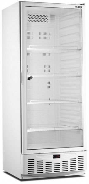 Saro 486-4035 - Kühlschrank mit Glastür Modell MM5 PV, weiß