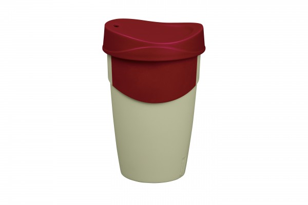 to-go-Becher aus Kunststoff WayCup 0,4 l red velvet