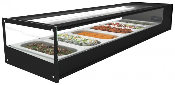 Kühlvitrine Logic Sushi 6 6x 1/3 GN x 40 mm