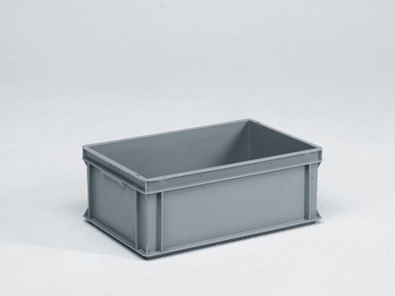 Rako-Behälter PP 40 l. Seitenwände u.Boden geschlossen,2 Muschelgriffe,