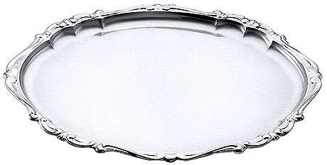 Contacto Barock-Tablett oval 37 x 29 cm