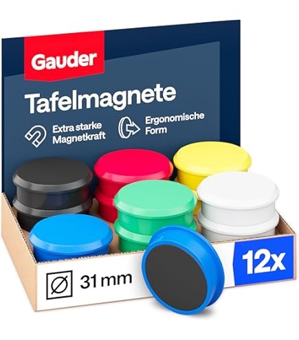 20 Stück Magnete für Magnettafel