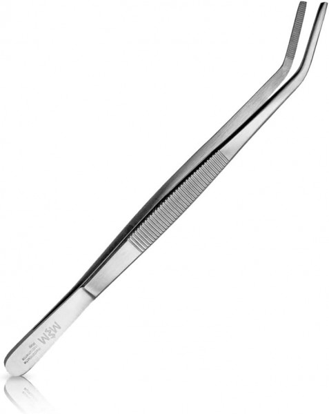 Kochpinzette 20cm abgewinkelte und
