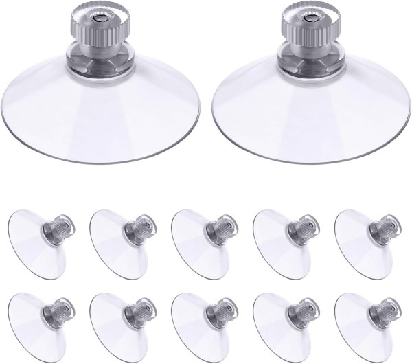 Flintronic 12 Stück Saugnapf mit Gewinde