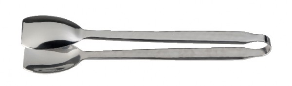 Servierzange 21,5 cm, gehämmert