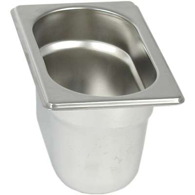 WAS 7113 GN-Behälter 1/3 – 325x176x100 Mm, Chromnickelstahl, Mit Stapelrand, Boden & Seiten Gelocht – Gastronorm