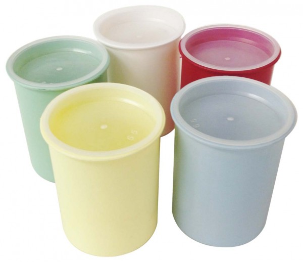 Steamblend Portionsbecher-Set 50 Stück | wiederverwendbar | mehrfarbig