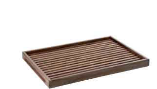 Gitterrost SOLID - Massivholz (Walnuss)