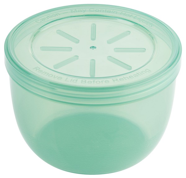 Mehrweg-Suppenbehälter 470 ml mit Deckel grün - Contacto