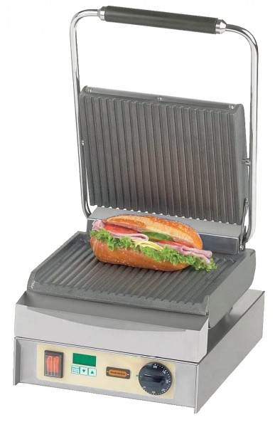 Panini Master oben + unten geriffelt, mit Digitaltimer