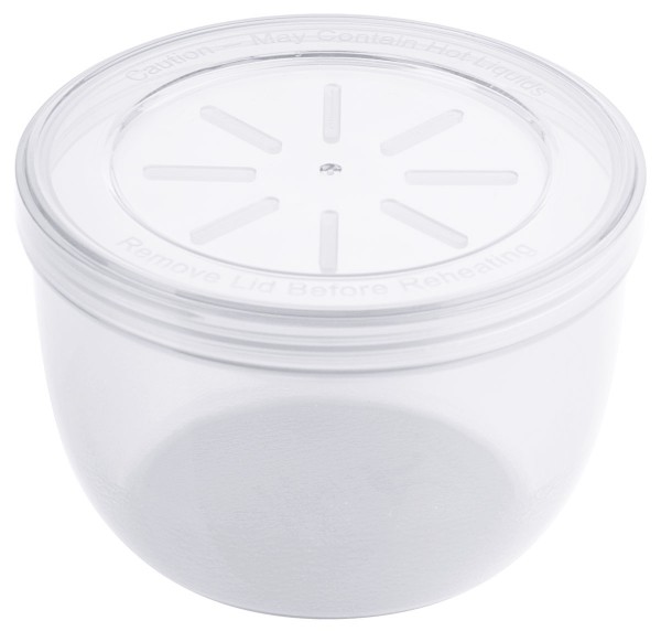 Mehrweg-Suppenbehälter 470 ml mit Deckel weiß - Contacto