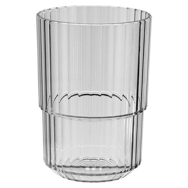 Becher Plastik Trinkglas 400 ml Grau