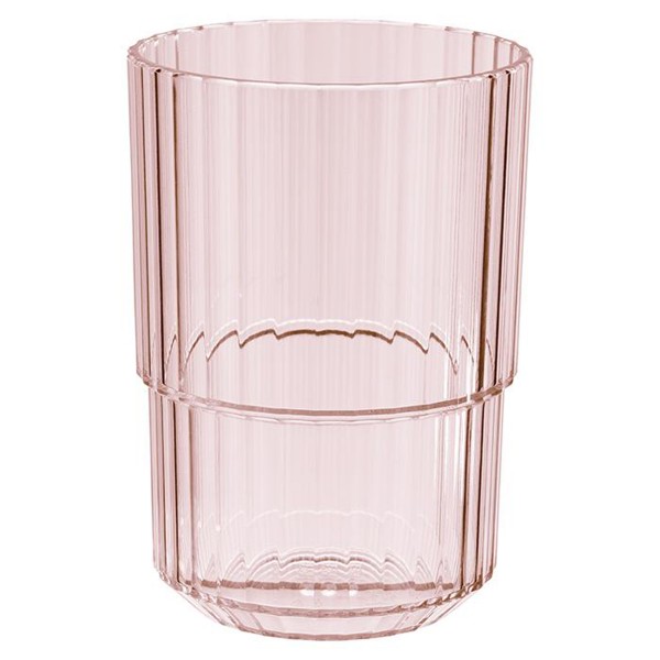 Becher Plastik Trinkglas 400 ml Light Pink